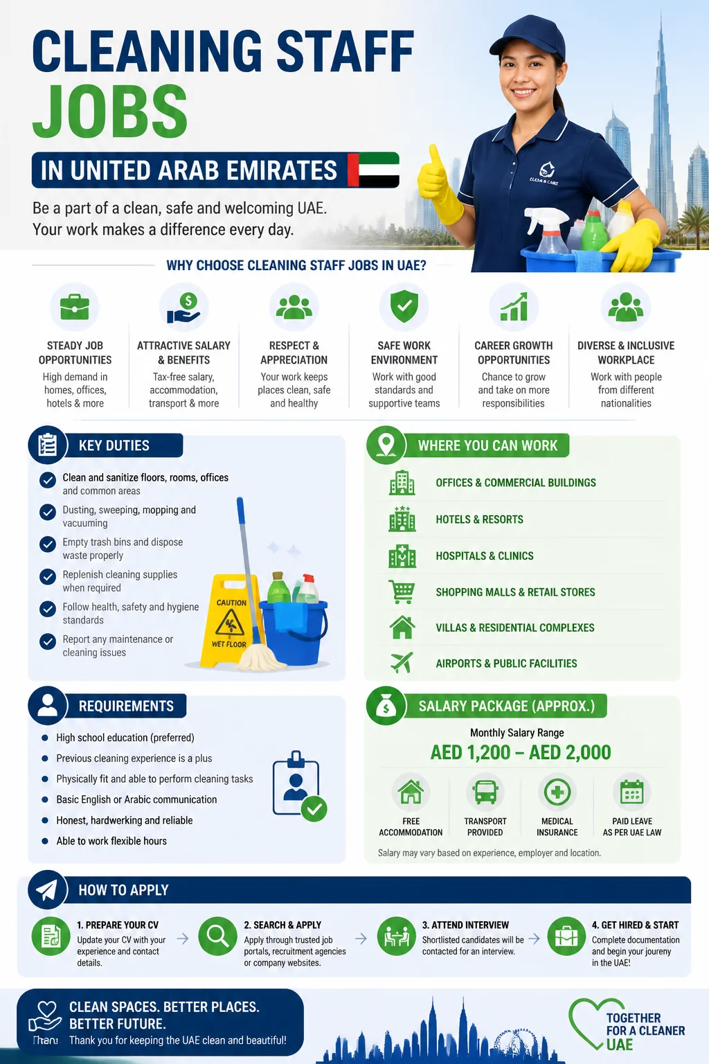 Cleaning Staff Jobs