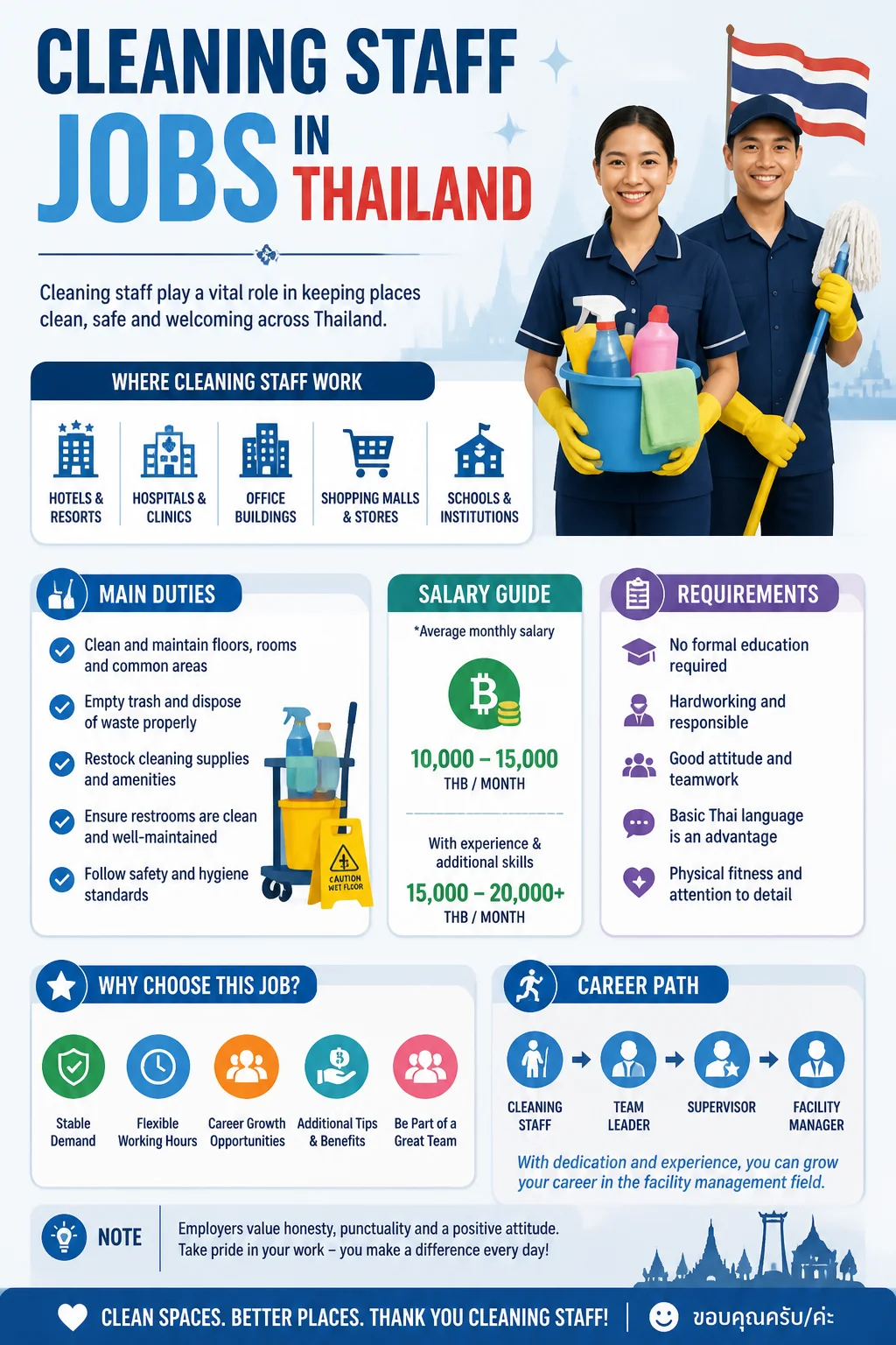 Cleaning Staff Jobs