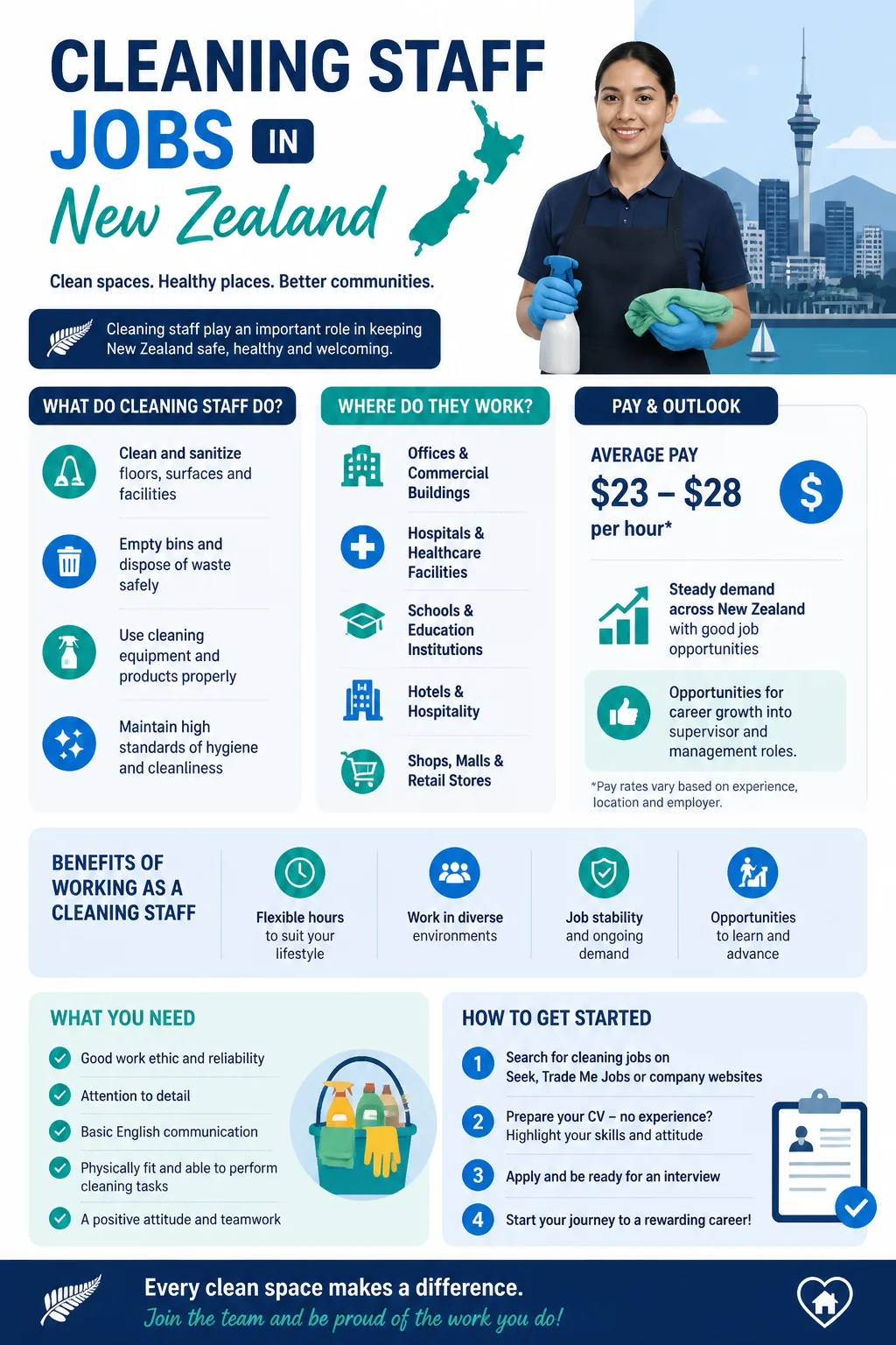 Cleaning Staff Jobs